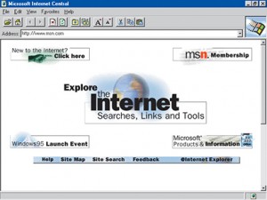 Voici à quoi ressemblait Internet Explorer 1.0 en 1995