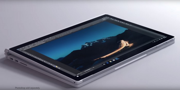 L'écran du Surface Book peut être retourné pour le transformer en tablette de dessinateur