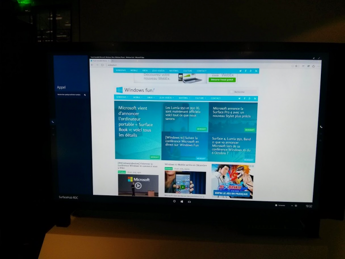 Windows Fun en grand sur la Surface Hub :)