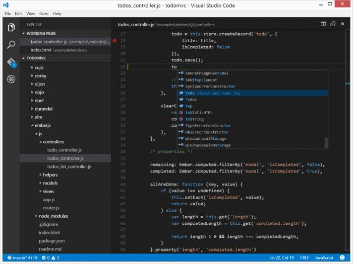 Visual Studio Code est une des nombreuses applications à utiliser Node.js