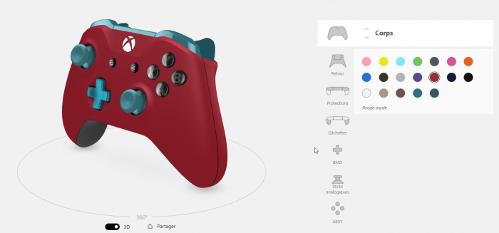 Personnalisez votre manette en ligne sur le Xbox Design Lab
