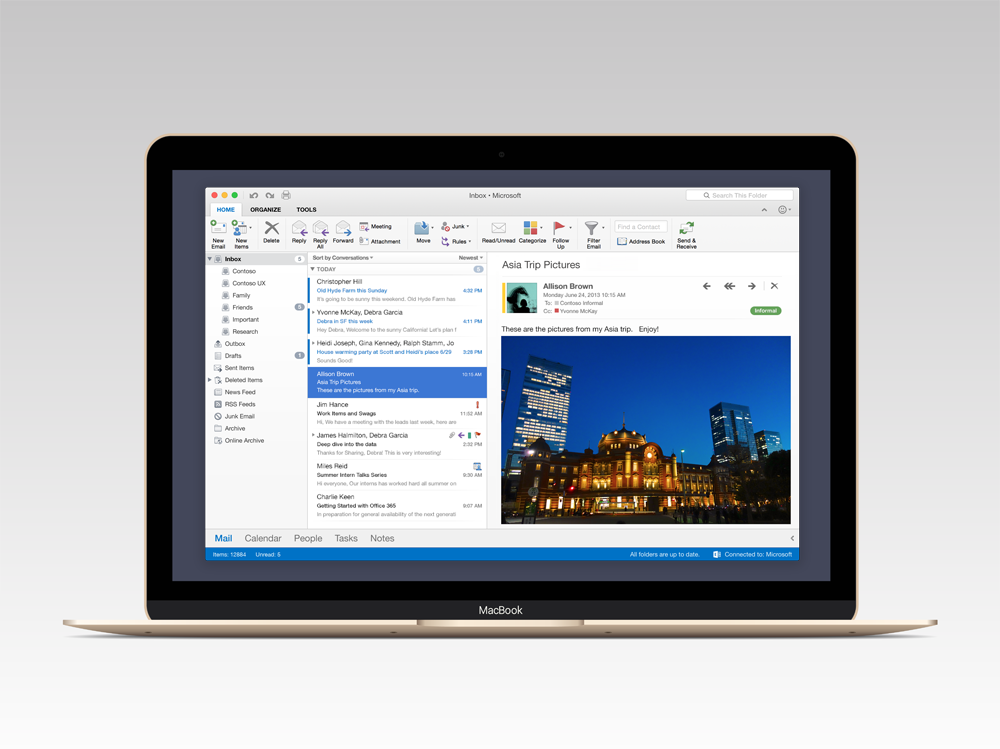 Office 2016 Preview se met à jour sur MacOS X