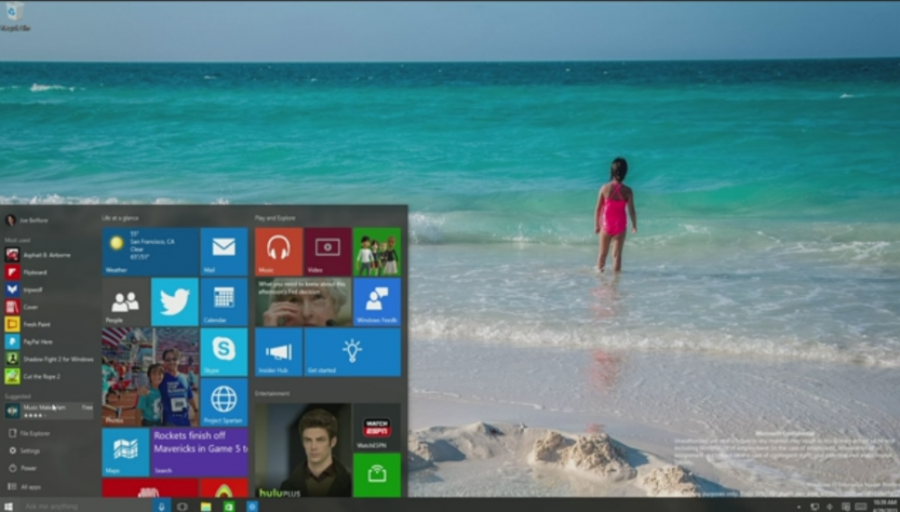 Téléchargez maintenant la nouvelle version 10074 de Windows 10