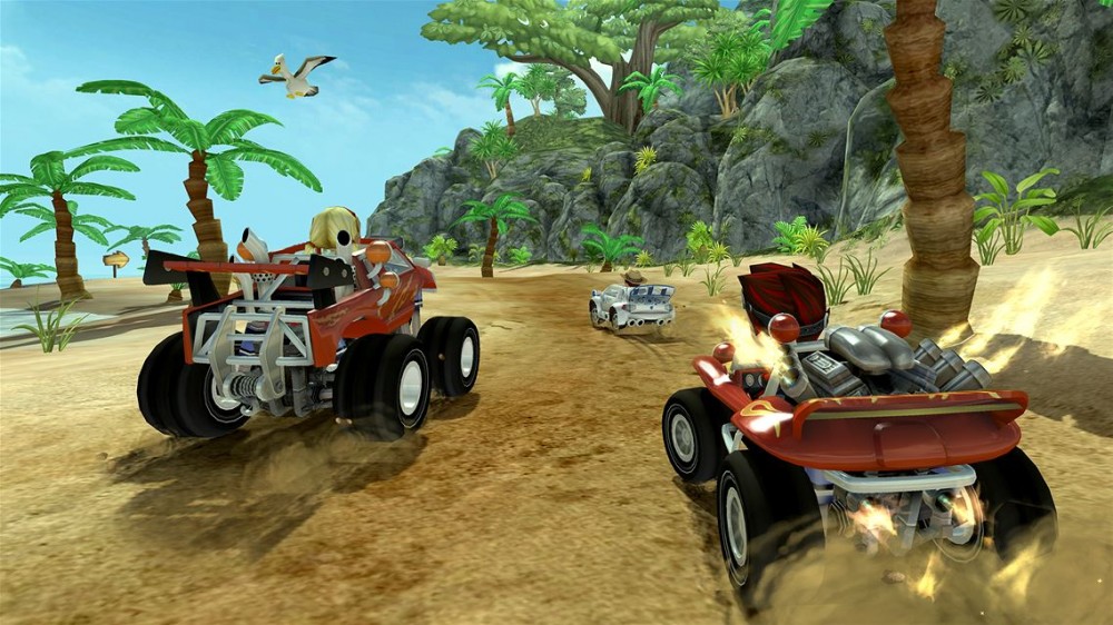 Beach Buggy Racing trace sa route sur Xbox One