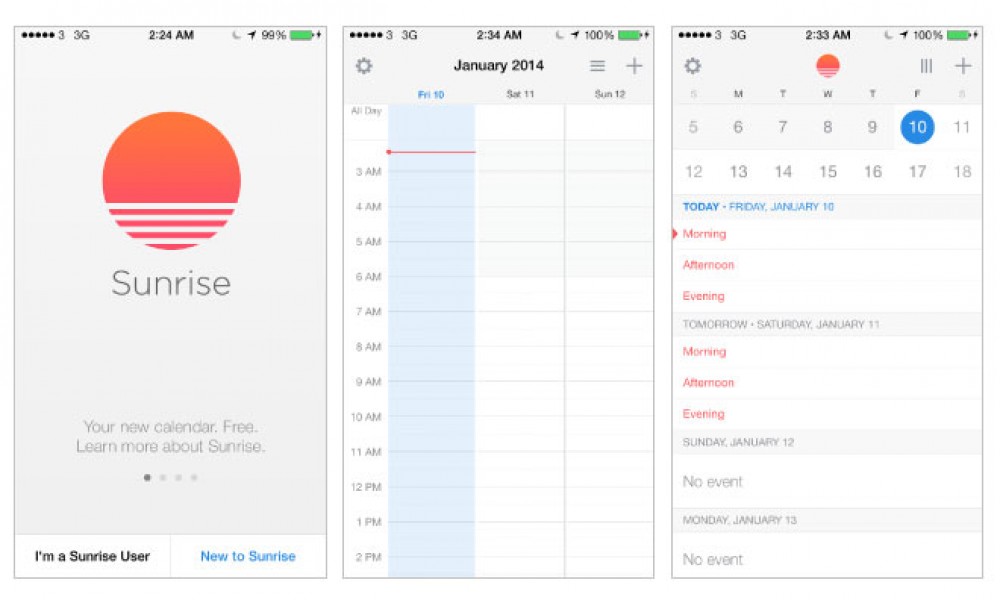 Microsoft: la dernière mise à jour de Sunrise apporte le support Apple Watch