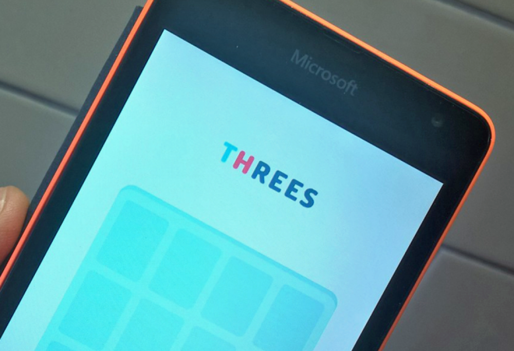 Threes! supporte maintenant les Windows Phone avec 512Mo de mémoire