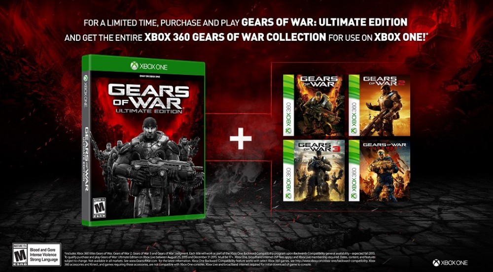 Achetez Gears of War: Ultimate Edition et obtenez gratuitement tous les épisodes de la série!