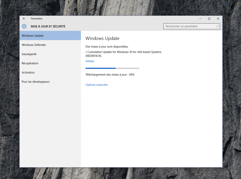 Microsoft publie une importante mise à jour « cumulative » pour Windows 10
