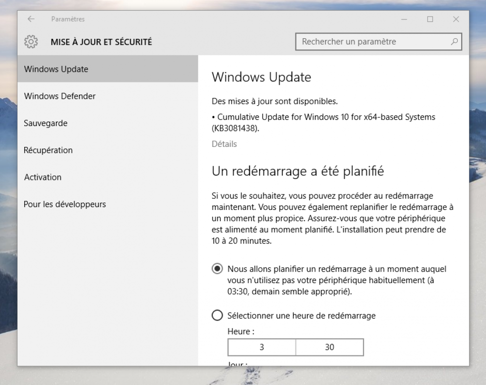 Windows 10: Microsoft publie une nouvelle mise à jour cumulative