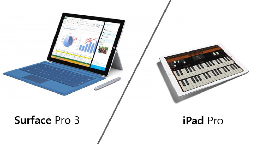 Apple annonce l’iPad Pro: comparaison avec la Surface Pro 3 de Microsoft
