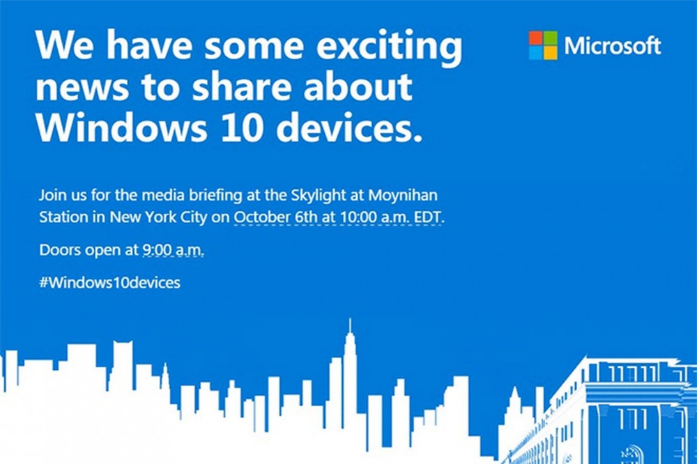 La Surface Pro 4 & les nouveaux Lumia 950 et 950XL seront présentés le 6 Octobre à New York