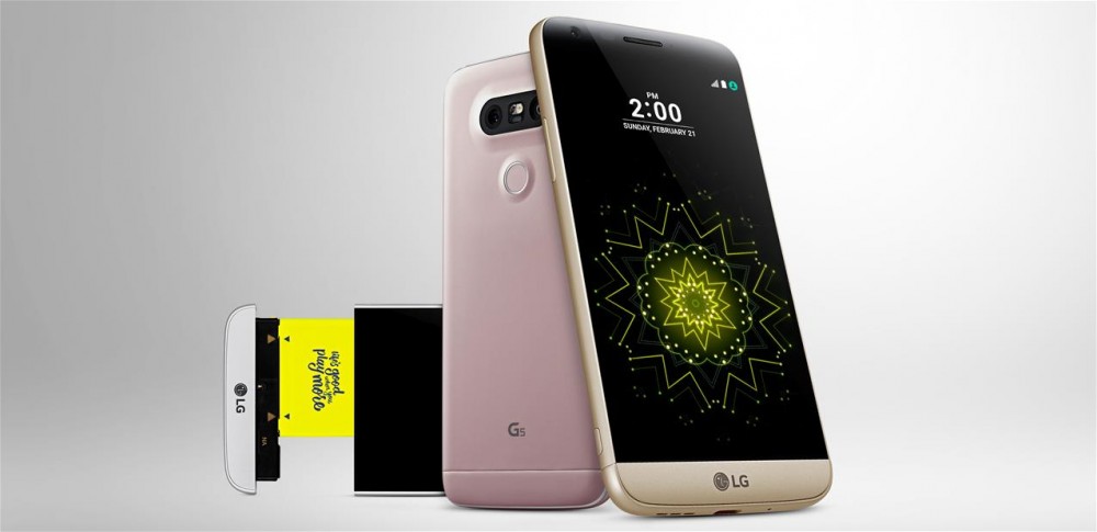 MWC 2016: LG annonce le G5, premier téléphone modulaire