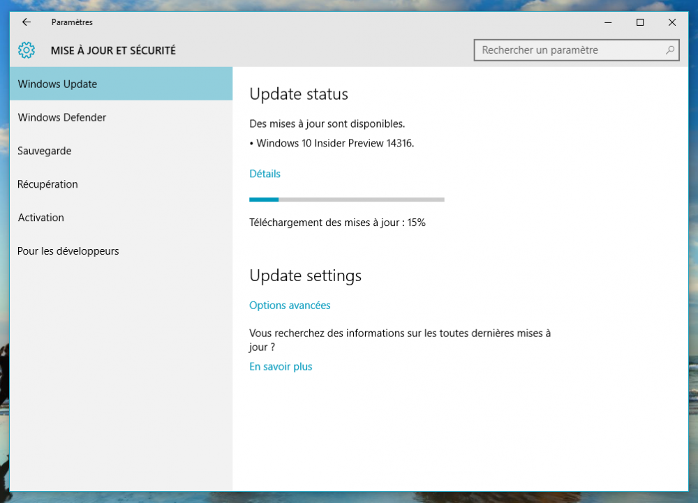 Le nouveau Build 14316 de Windows 10 est disponible pour les insiders avec de nombreuses améliorations!