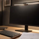 eclairage ecran : barre lumineuse anti-reflets pour moniteur