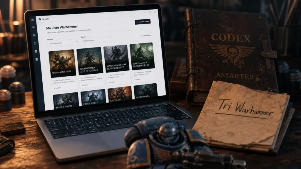 Jeu vidéo Warhammer : choisir Fantasy ou édition définitive, ordinateur avec filtres Warhammer