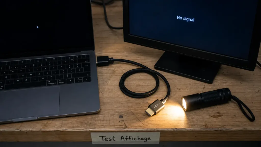 Écran noir au démarrage du PC : distinguer rapidement panne d’affichage, Windows et matériel