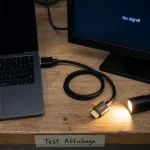 Ecran noir au démarrage du PC : test HDMI, No signal