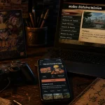 Jeu vidéo Naruto : mobile officiel et consoles, manette et smartphone
