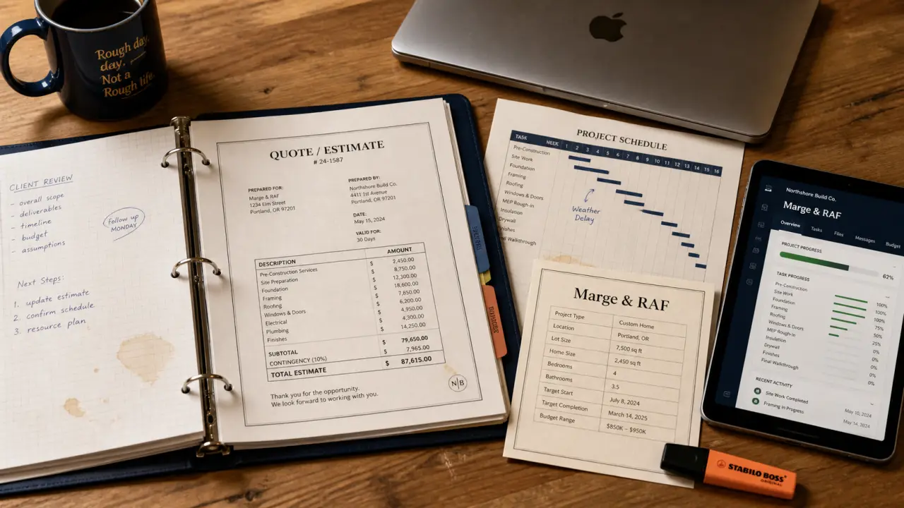 Logiciel gestion par affaire : marges, temps et achats, vue planning et marge RAF