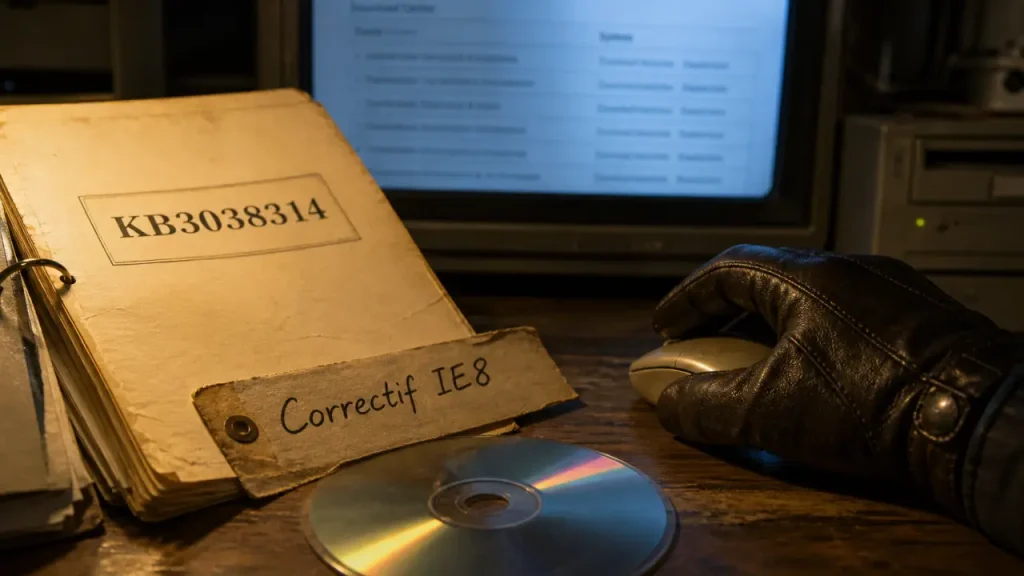 Correctif IE8 KB3038314 : compatibilité Windows et pièges à éviter