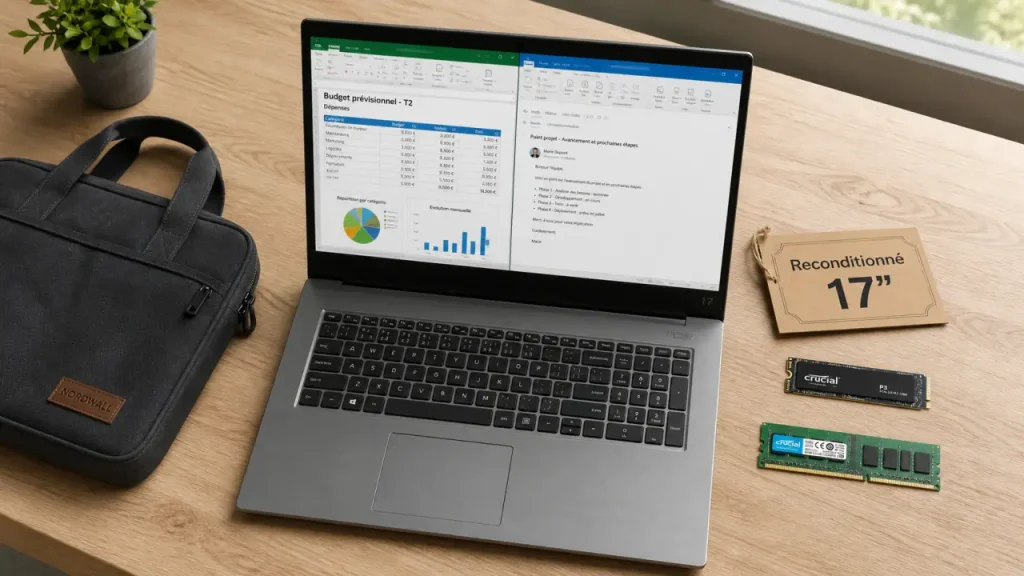 Grand écran, i5 ou i7 et garantie : bien choisir un ordinateur portable 17 pouces reconditionné