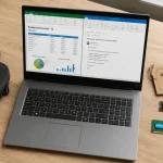 ordinateur portable 17 pouces reconditionné i5 i7 sur table