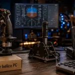 simulateur helico pc : cockpit DIY HOTAS, cyclic et collective