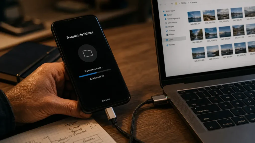 Câble USB, cloud ou Wi-Fi : quelle méthode choisir pour transférer ses photos du smartphone vers le PC sans doublons ?
