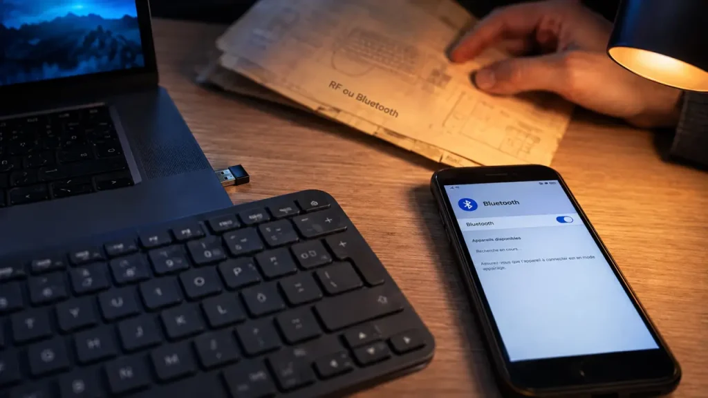 Connecter un clavier sans fil : le mauvais dongle peut tout bloquer