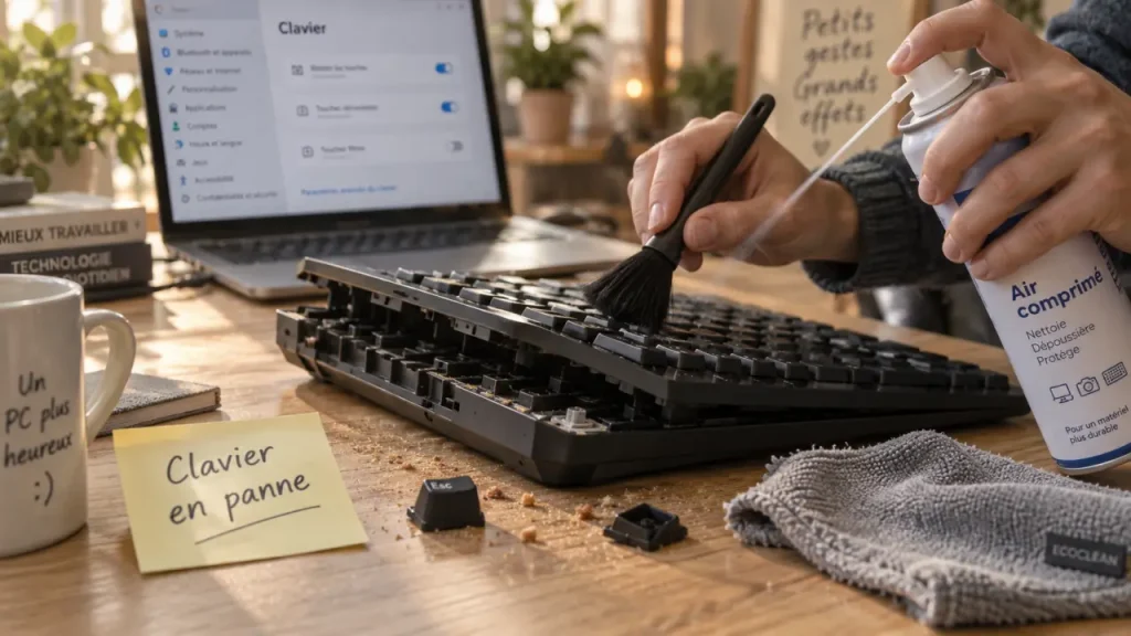 Pourquoi votre clavier ne fonctionne plus ? 6 vérifications avant de le remplacer