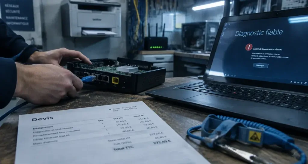 Dépannage en informatique : le bon format évite les retards de réparation