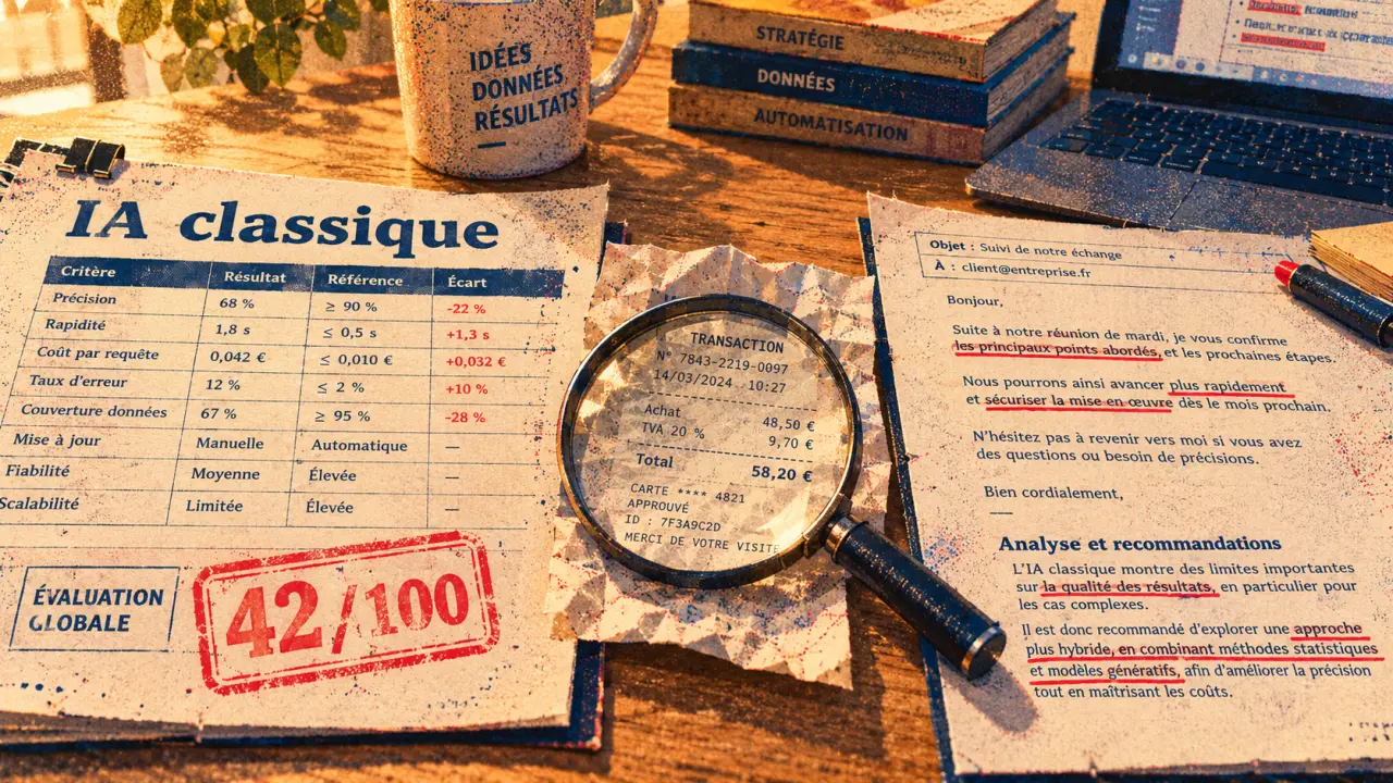Différence entre IA et IA générative : prédire fraude ou rédiger message