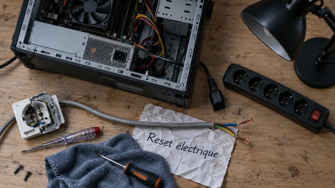 PC ne s'allume plus aucun voyant : étapes avant d’ouvrir le boîtier